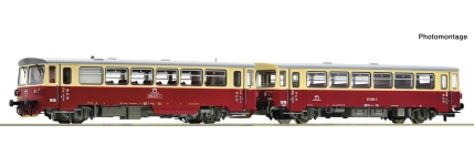 Roco 7700023 - H0 - Dieseltriebwagen BR 810 mit Beiwagen, ZSSK, Ep. V-VI